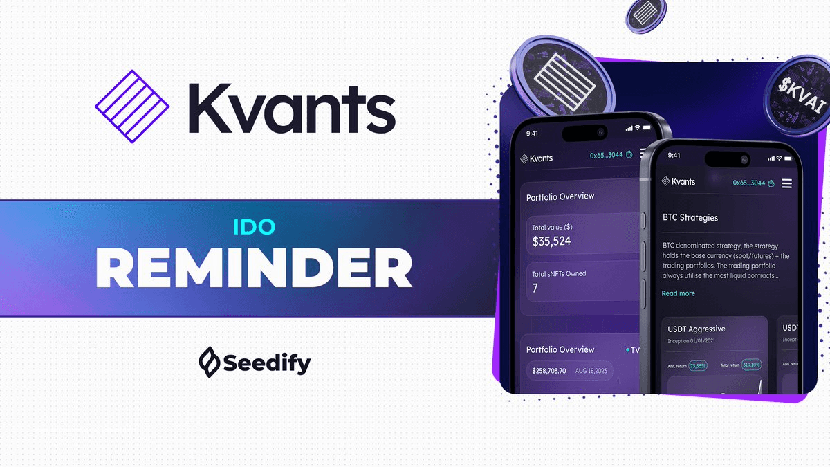 🕐 KvantsAI IDO Goes Live