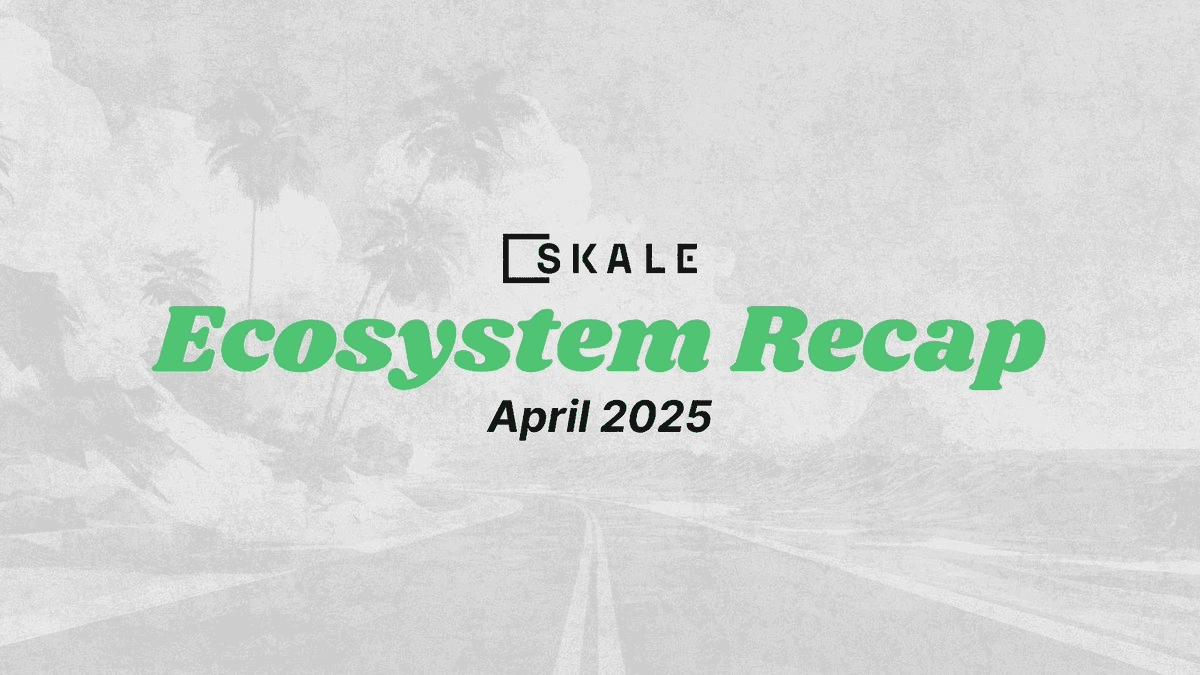 SKALE Network Hits 100M+ Transactions in April 2025