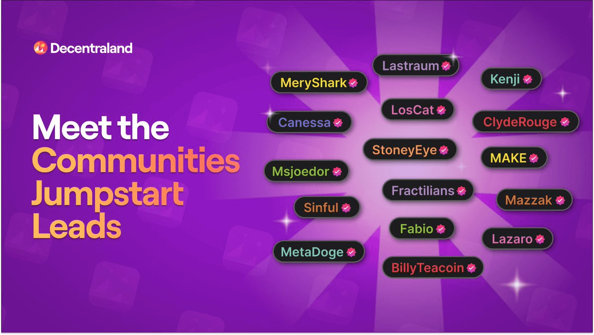 π Community Leaders Chosen