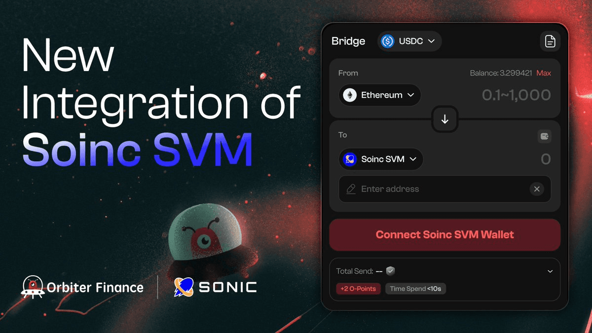 Sonic SVM Launches on Orbiter with $5,000 Prize Pool