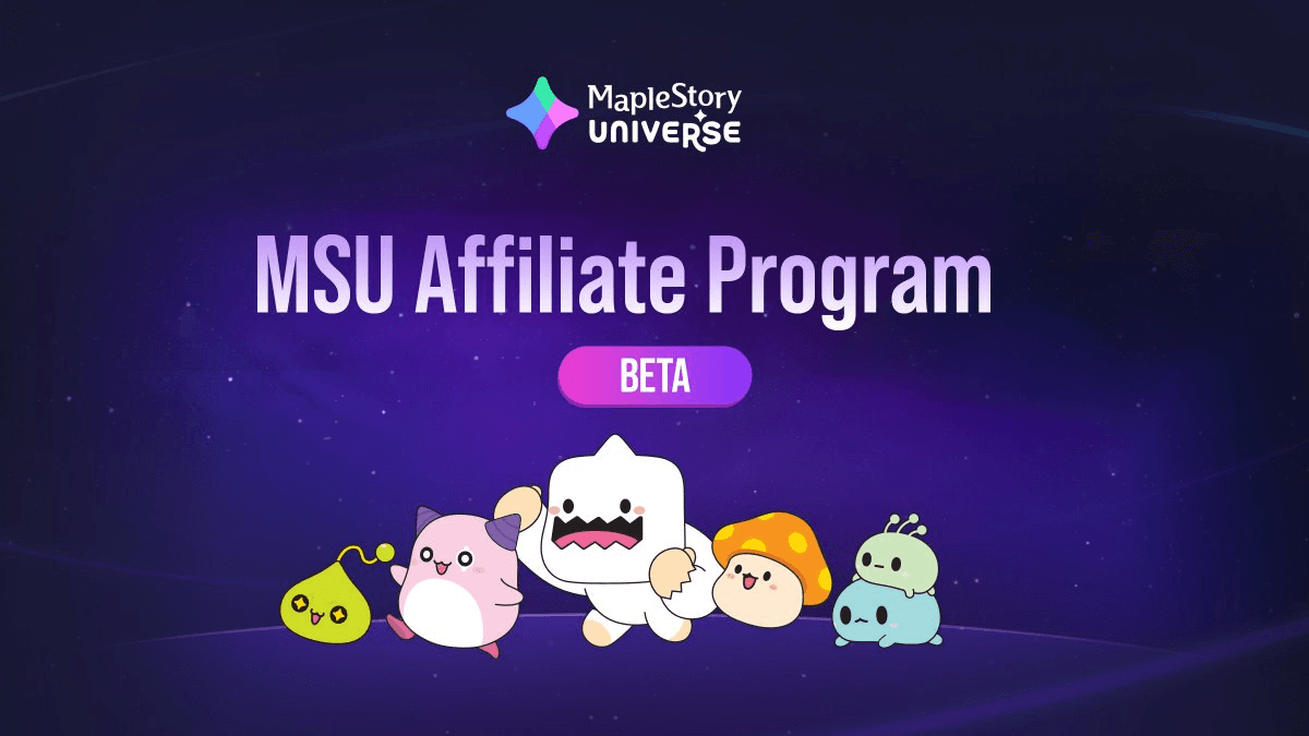 🍄 MapleStory Universe Launches Beta Affiliate Program to Reward Ecosystem Builders