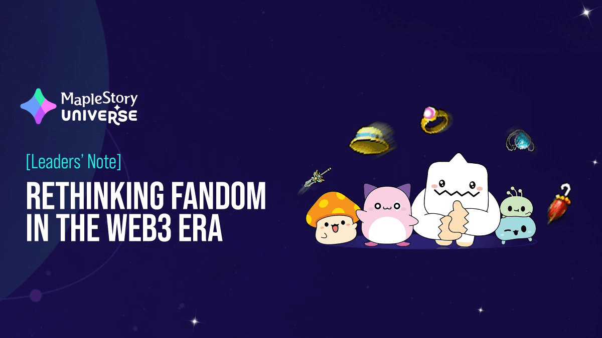 🎮 MapleStory Universe Transforms Fans Into IP Co-Creators Through Web3 Ownership