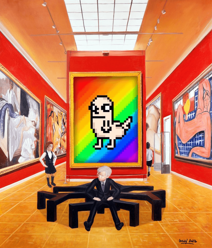 CryptoDickbutts Announces Collaboration with Gully Art