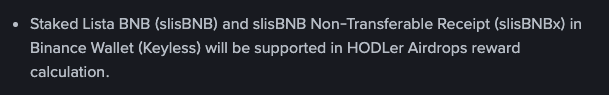 Binance Announces Multiple HODLer Airdrops for slisBNB and slisBNBx Tokens