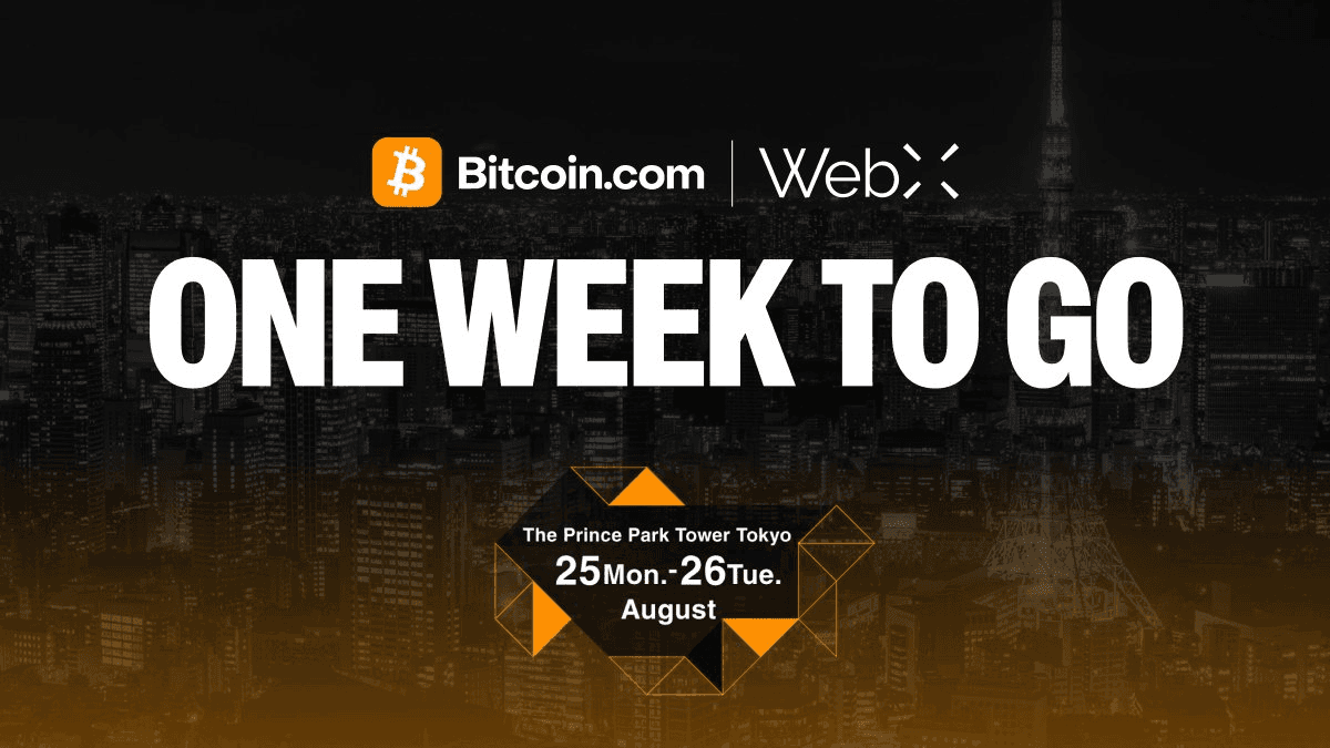 Bitcoin.com to Broadcast Live from WebX Asia Conference in Tokyo