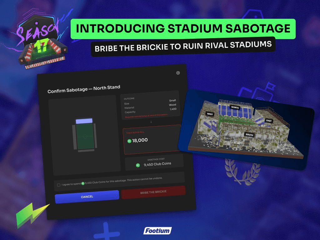 Footium Introduces Stadium Sabotage Feature