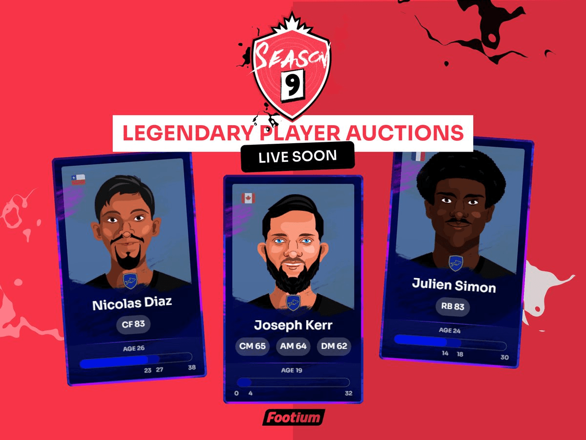 Footium Launches Second Batch of Legendary Player Auctions