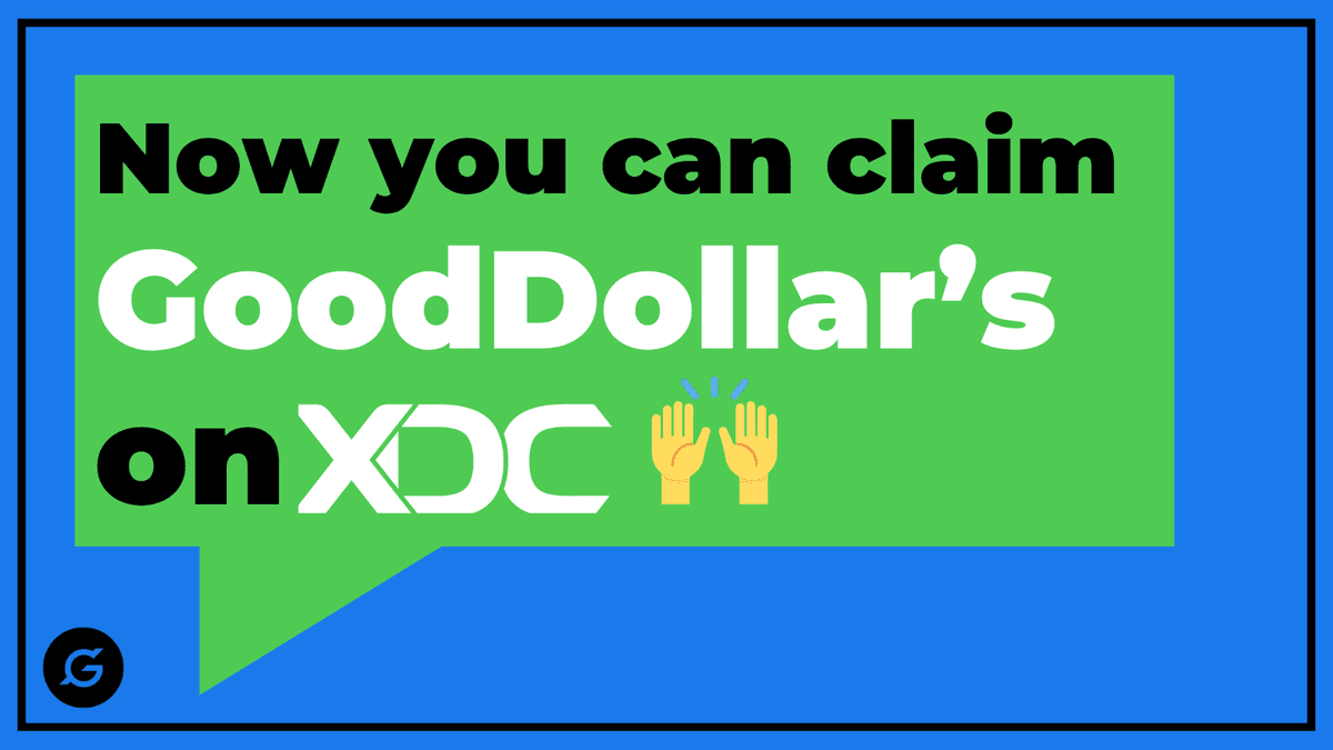 GoodDollar Launches Universal Basic Income Token on XDC Network