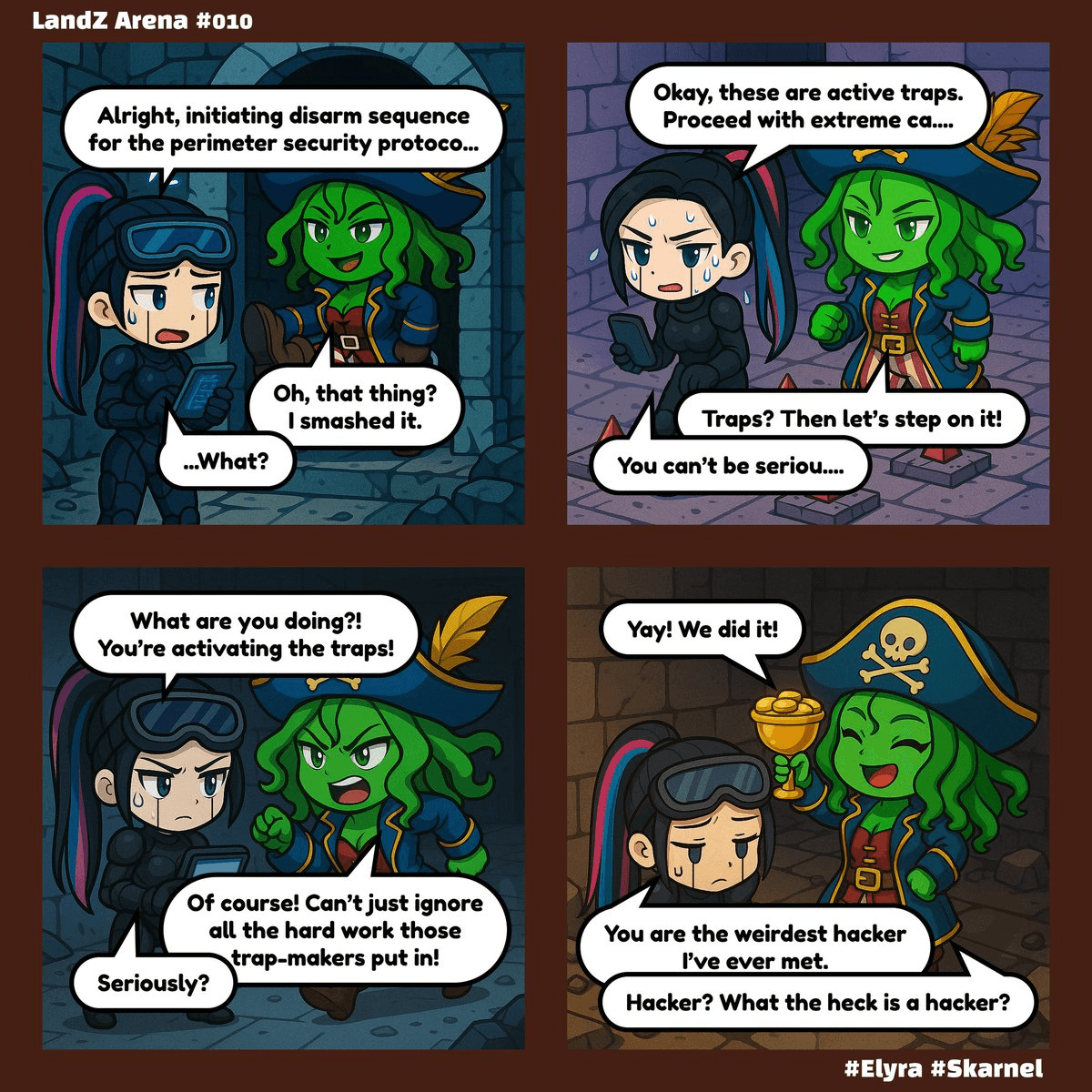 Comics Of ToyZ LandZ Arena #010 - Unhackable Logic