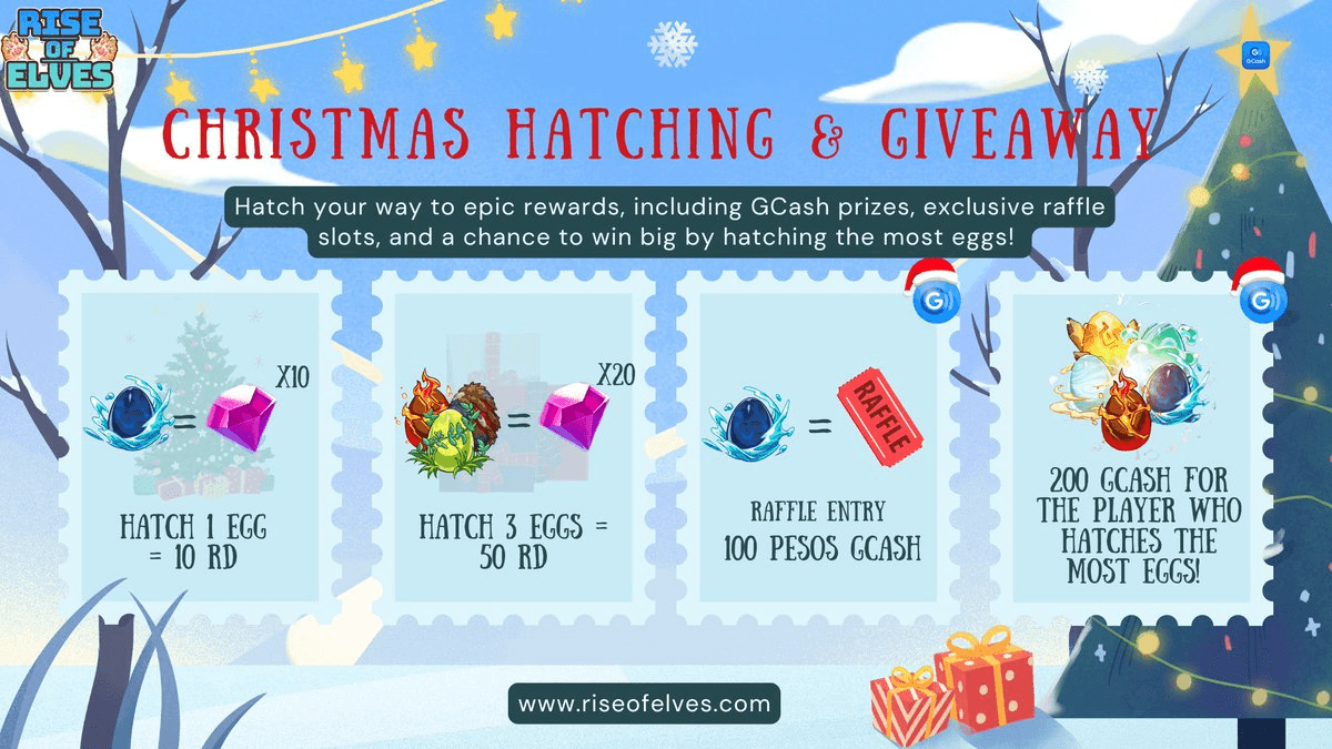 Rise of Elves Christmas Hatching & Giveaway Final Countdown