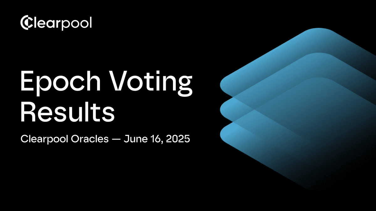 Clearpool Oracle Voting Results - June 16, 2025