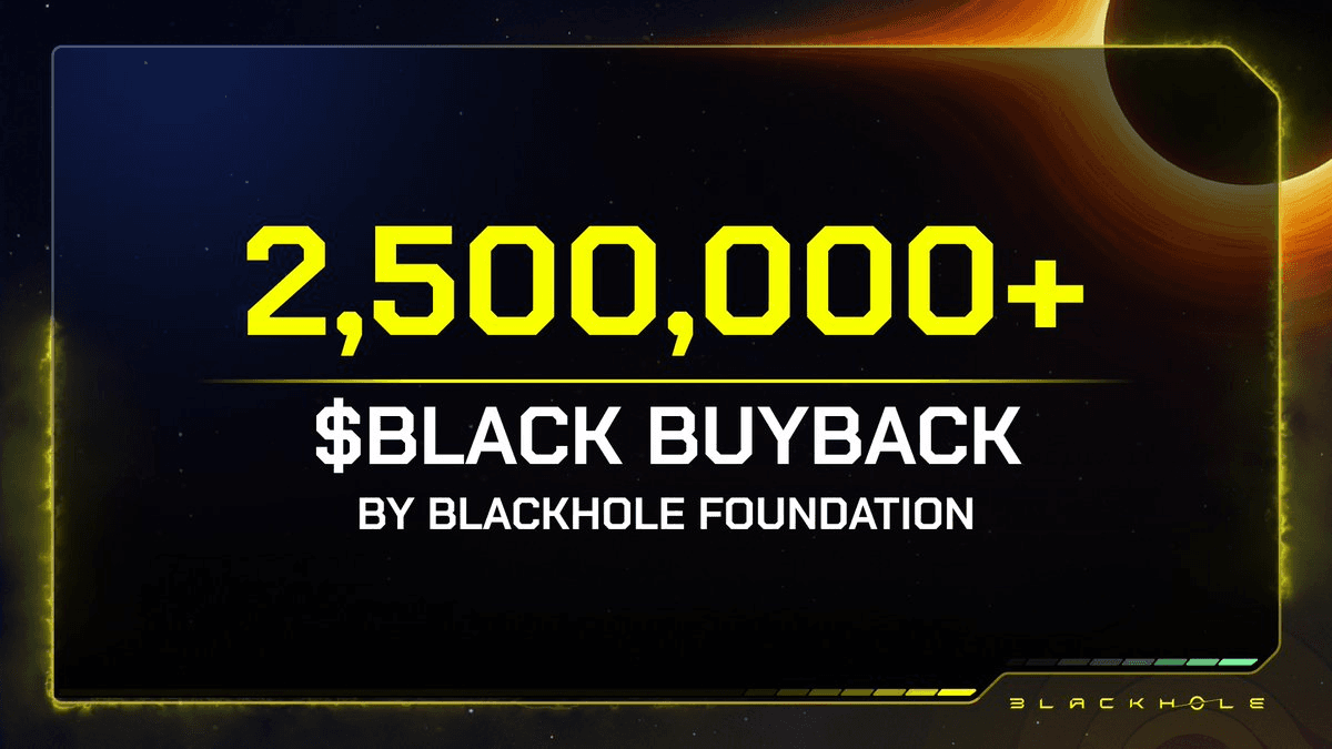 Blackhole Foundation Completes $132K Token Buyback for Ecosystem Development