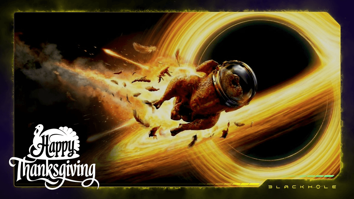 🦃 Turkey Floats Into Blackhole