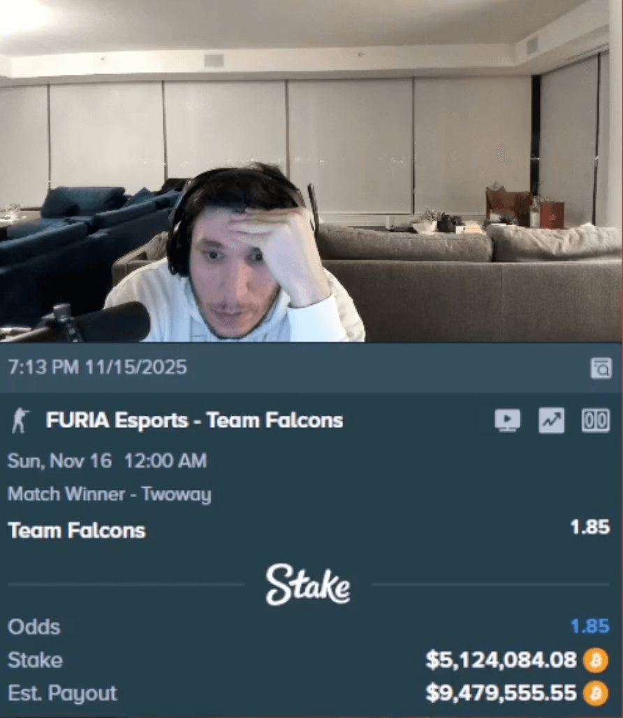 Trainwreckstv Places Potentially Record-Breaking CS2 Bet on Kick