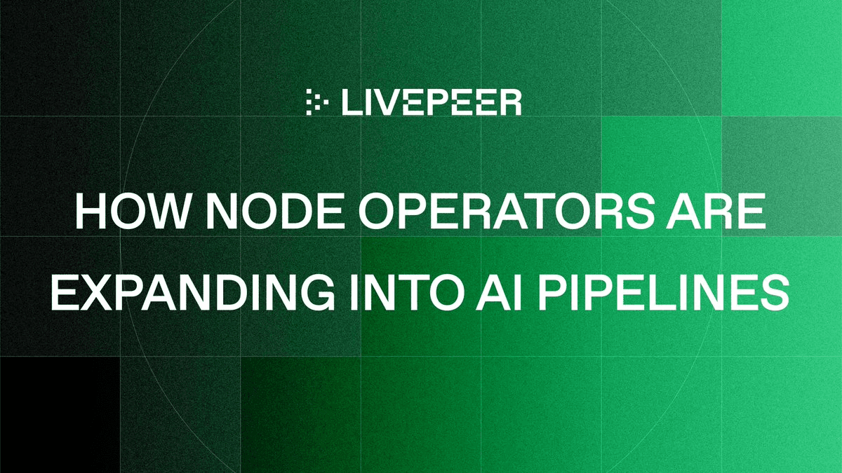 Livepeer Orchestrators Pivot from Video Transcoding to AI Pipeline Infrastructure