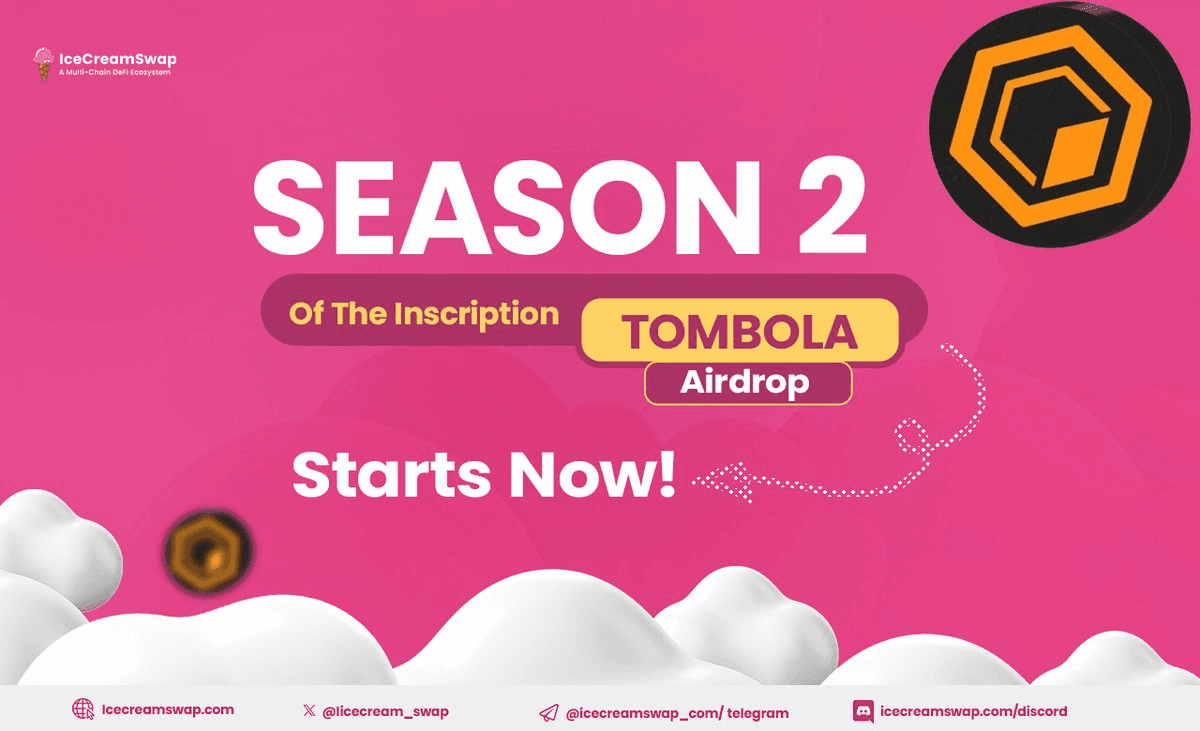 IceCreamSwap Launches Season 2 of $2000 USDT Tombola Competition
