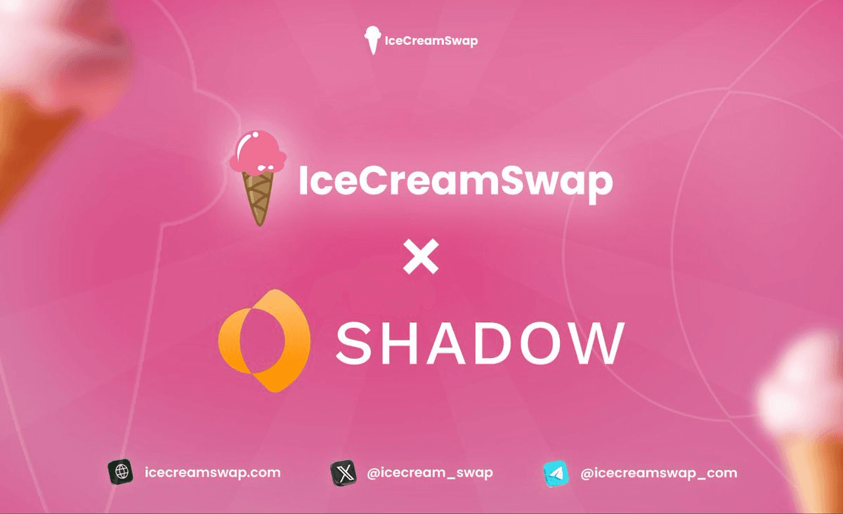 IceCreamSwap Integrates Shadow Exchange for Enhanced DEX Aggregation