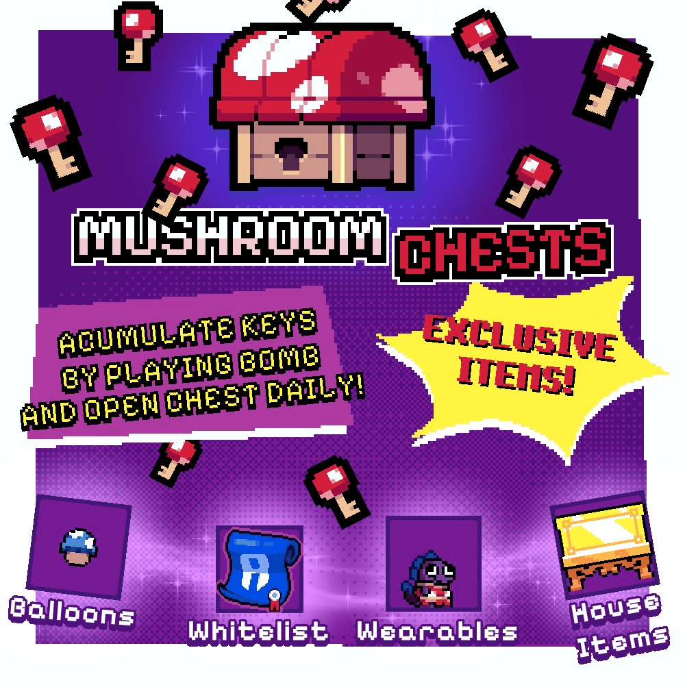 Mushroom Chests Launch in Dininho Fun World