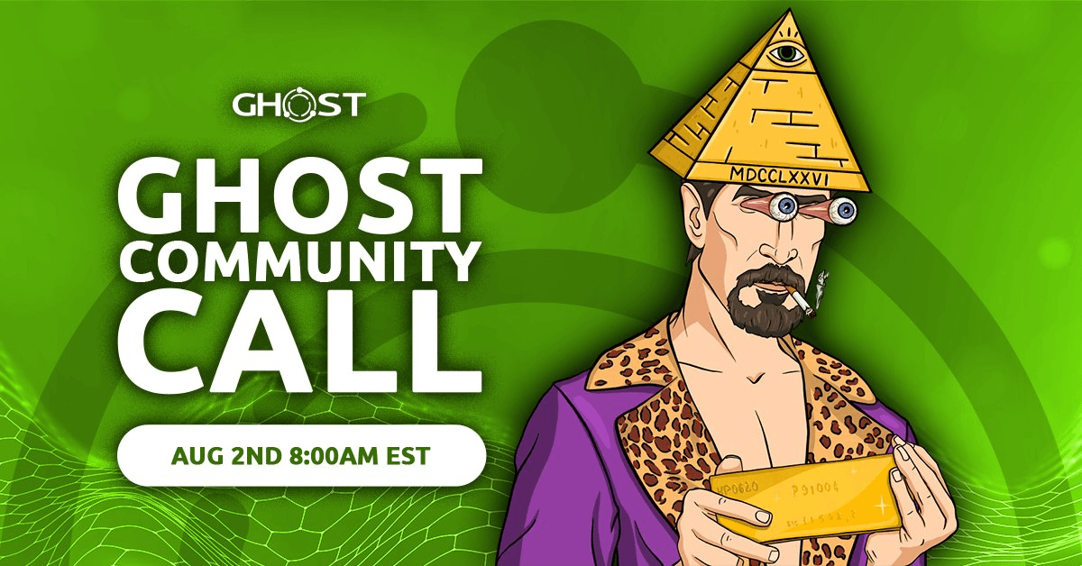 GHOST Q3 2025 Community Call Series Announced