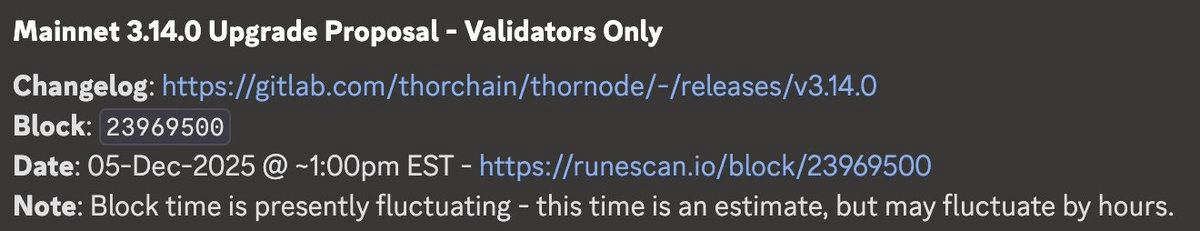 V3.14.0 Release Scheduled for Friday with Key Fixes