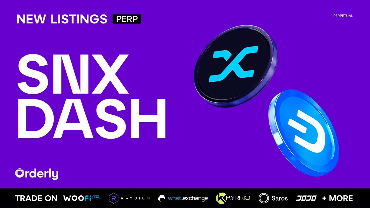 📈 SNX and DASH Futures Go Live