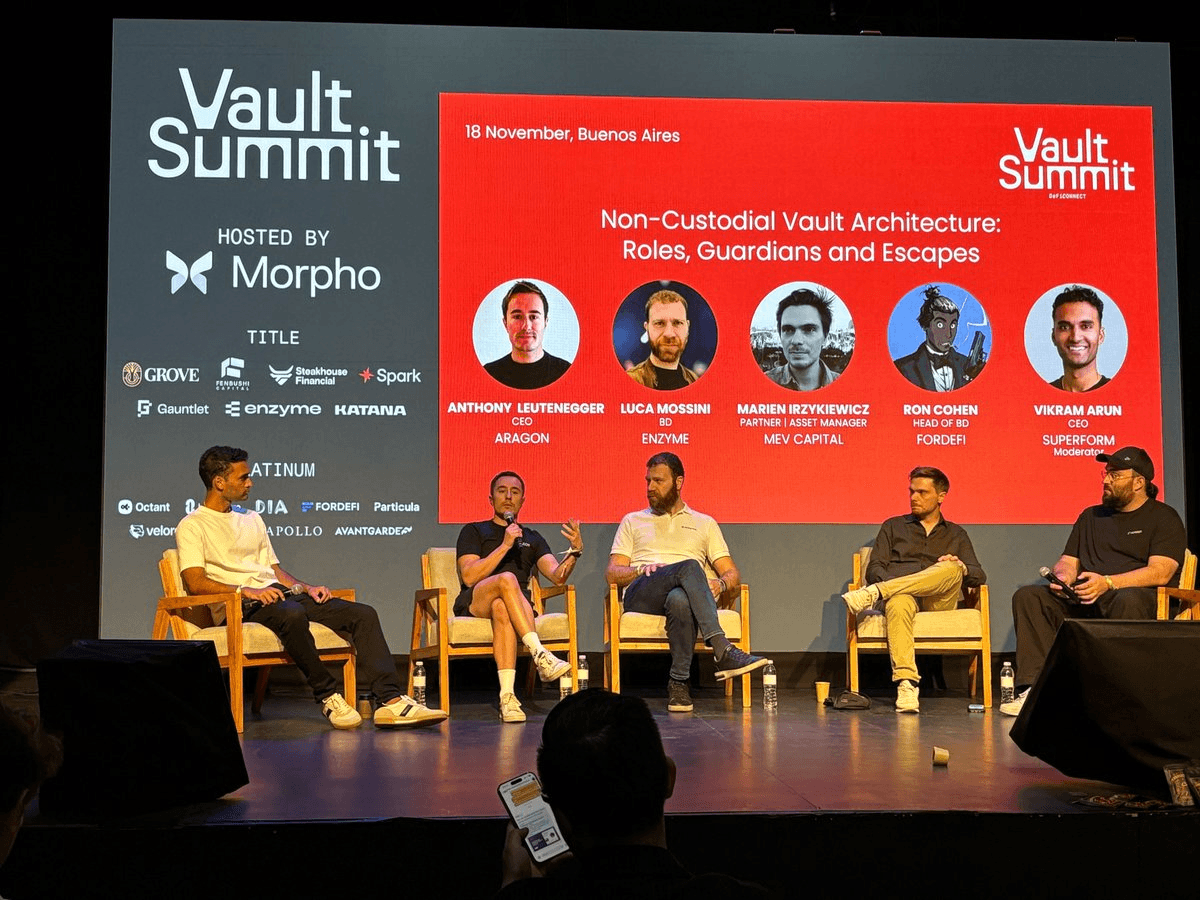 Vault Summit Panel Explores Non-Custodial Architecture Trade-offs