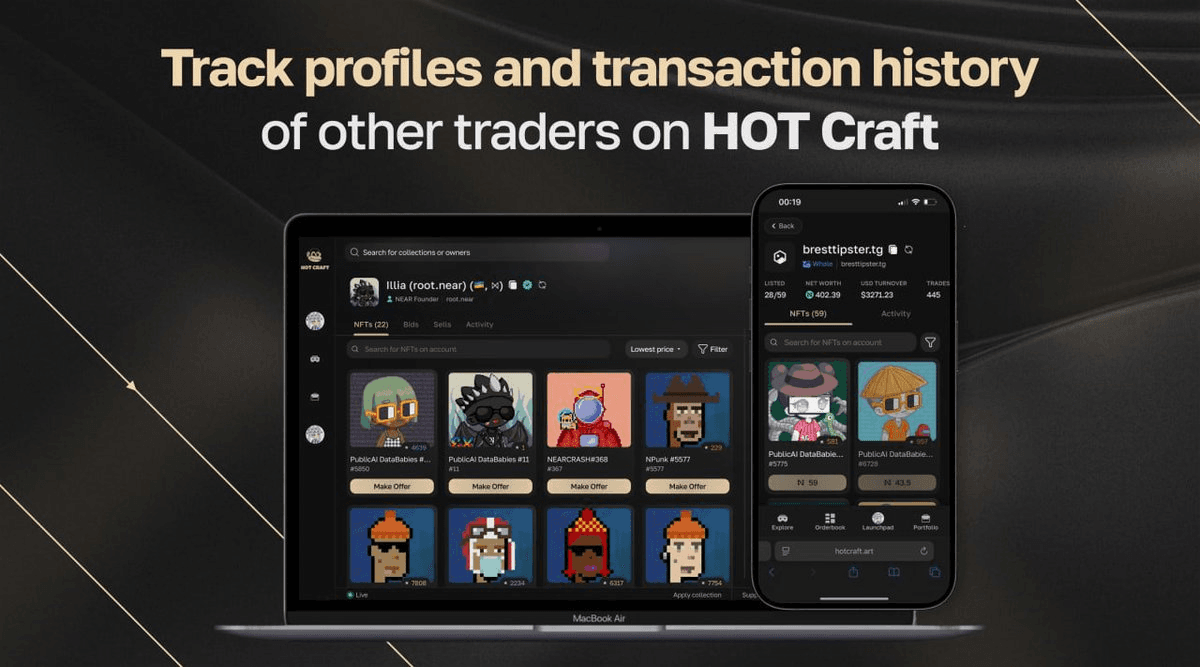HOT Craft Launches NFT Trader Profile Analytics