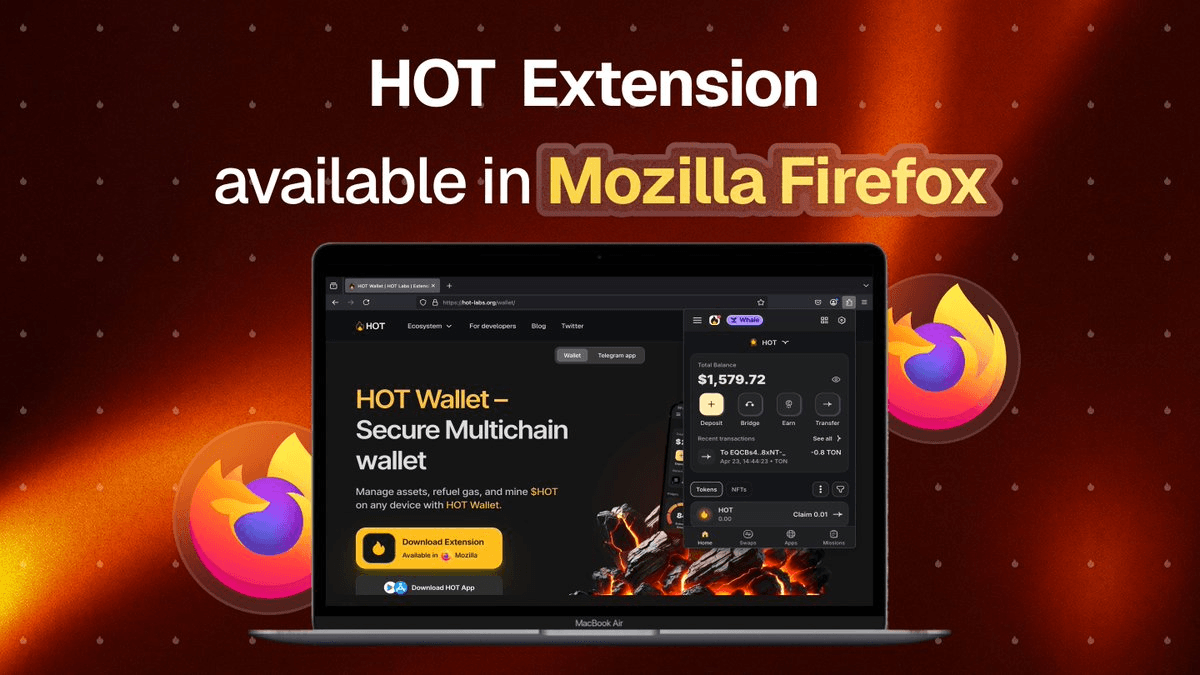 HOT Wallet Extension Now Available on Firefox