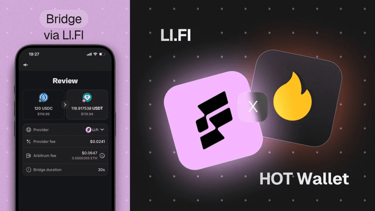 HOT Wallet Integrates LI.FI Cross-Chain Aggregator