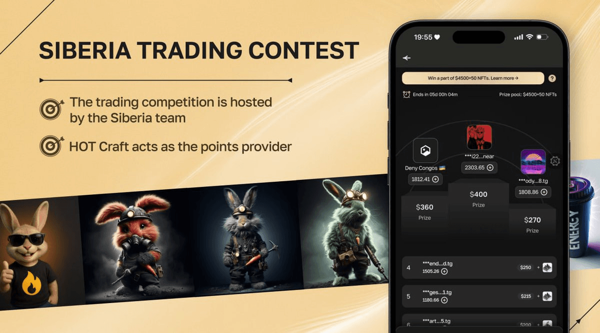 Siberia NFT Trading Contest Launches on HOT Craft