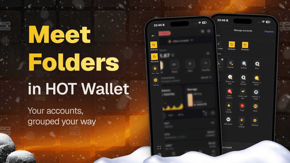 HOT Wallet Introduces Folder Organization Feature for Multi-Account Management