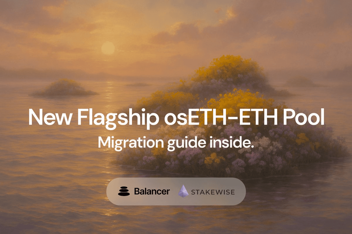 StakeWise Launches Boosted osETH-ETH Pool on Balancer