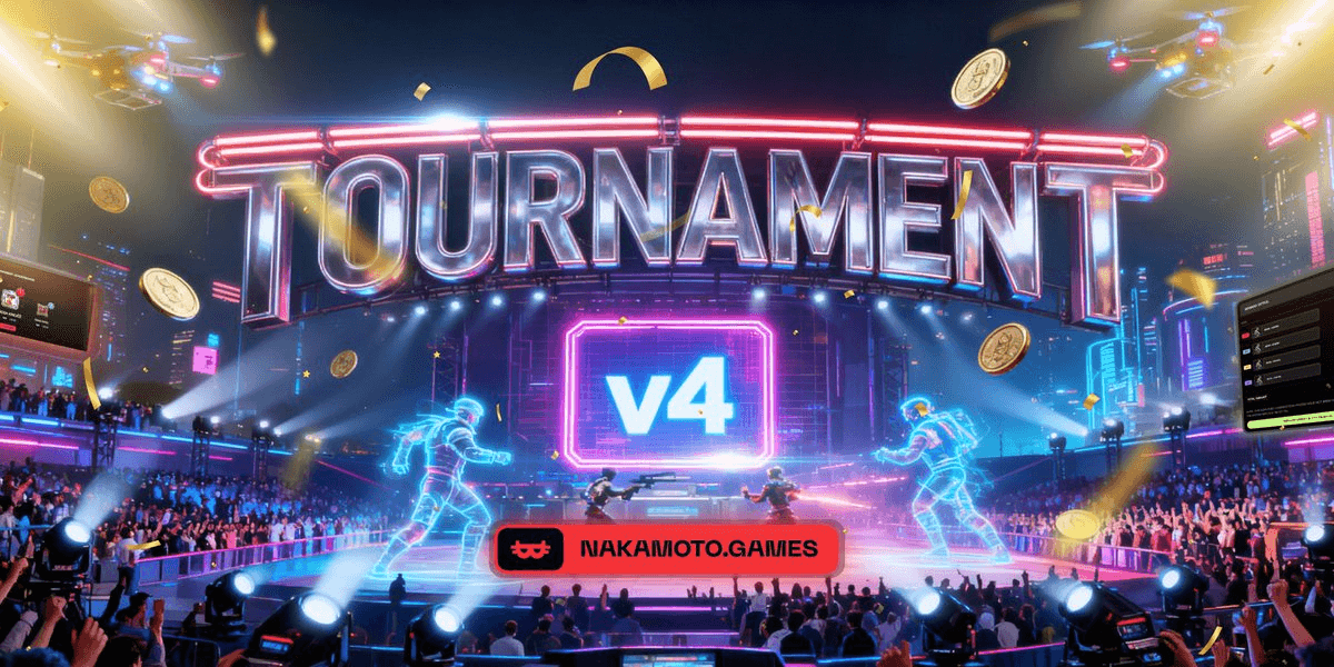 🎮 Nakamoto Games Launches Tournament V4 with Interactive Leaderboards