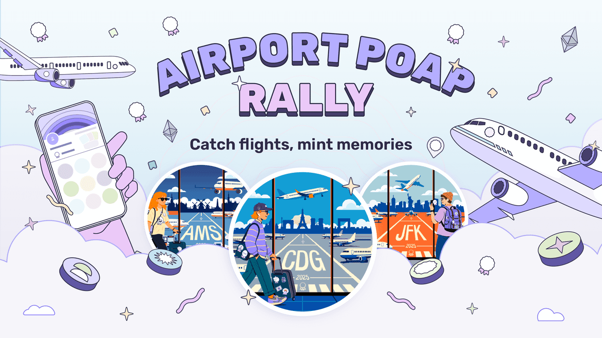 POAP Launches Airport Rally at 18 International Airports Through December
