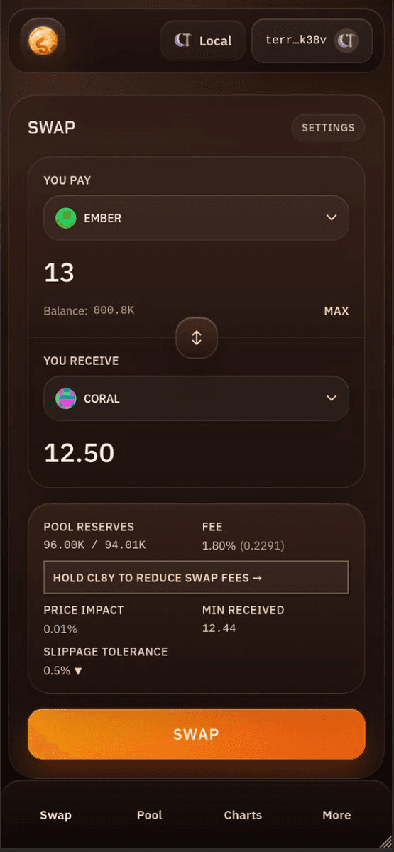 CL8Y DEX Unveils New Design Concept, Limit Orders Near Completion