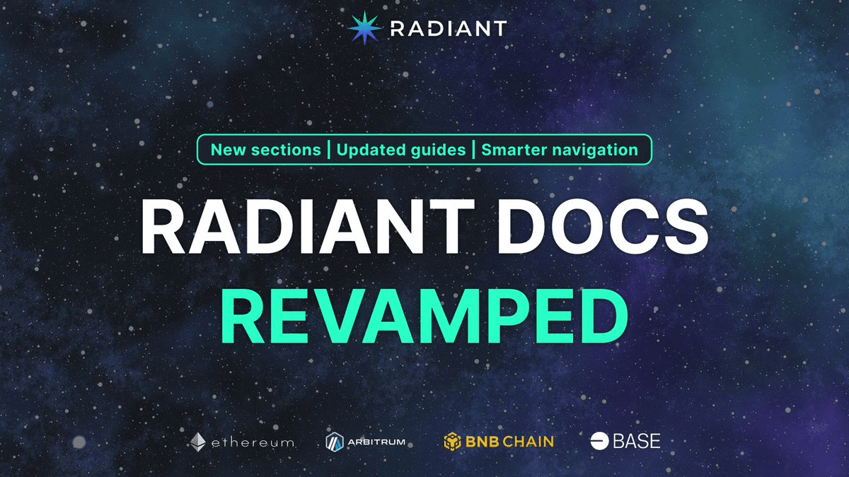 **Radiant Capital Revamps Documentation Platform**
