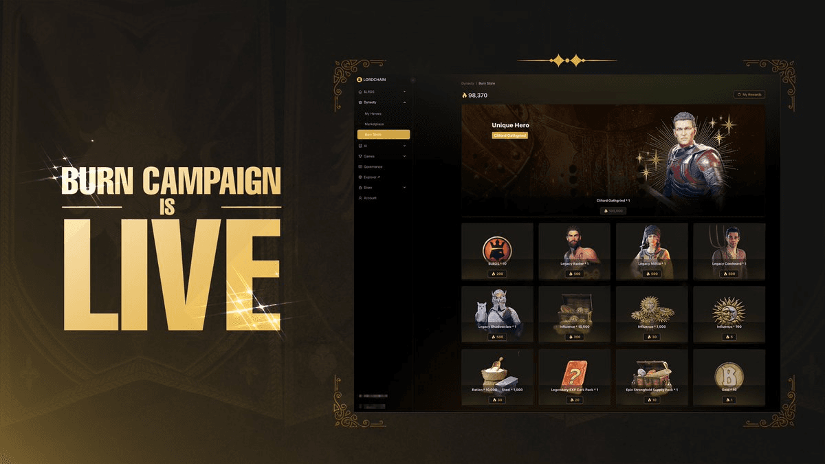BLOCKLORDS Burn Campaign Launches with Asset Redemption System