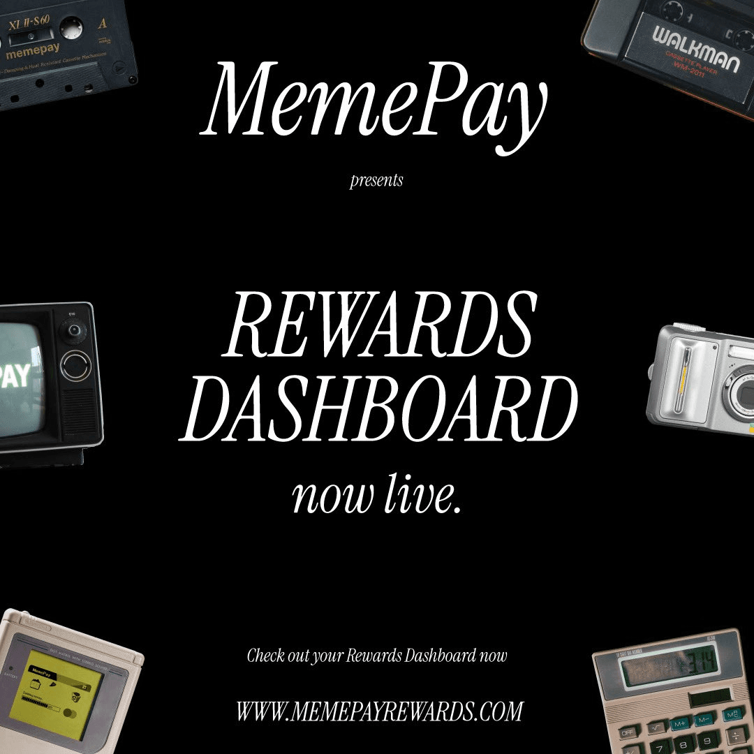 MemePay Rewards Dashboard Launch