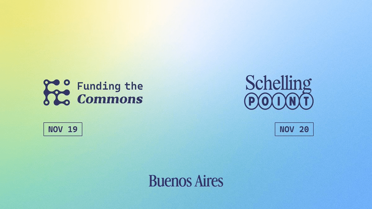 🇦🇷 Buenos Aires Hosts Joint Gitcoin Schelling Point & Funding the Commons Event