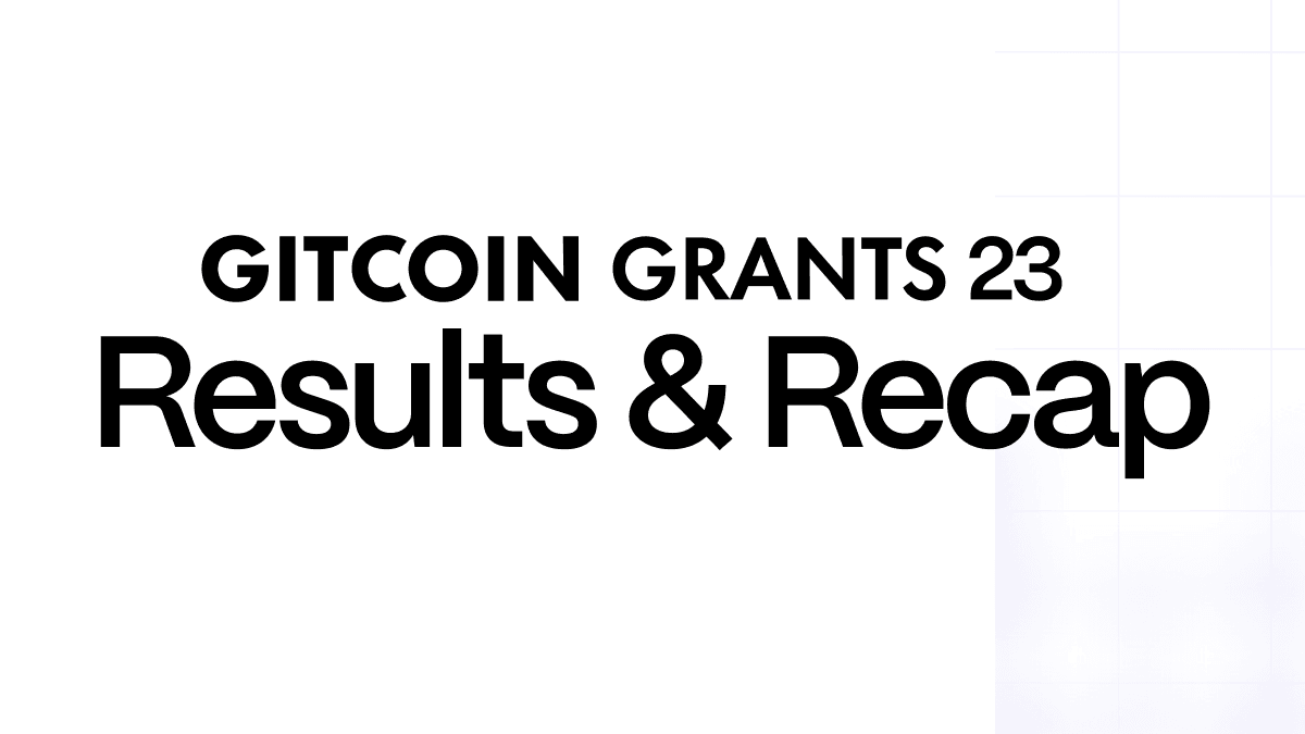 Gitcoin GG23 Distributes $1.2M Through Multi-Mechanism Funding