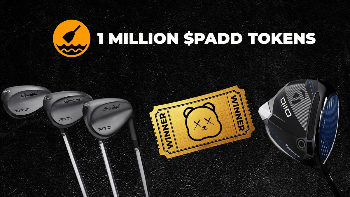 DOJO Raffles: 1M $PADD Tokens and Premium Golf Equipment