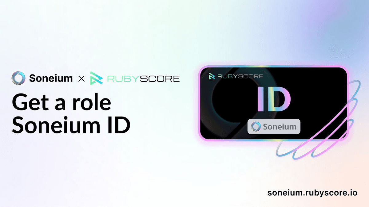 RubyScore Discord Role Now Available for Soneium ID Holders