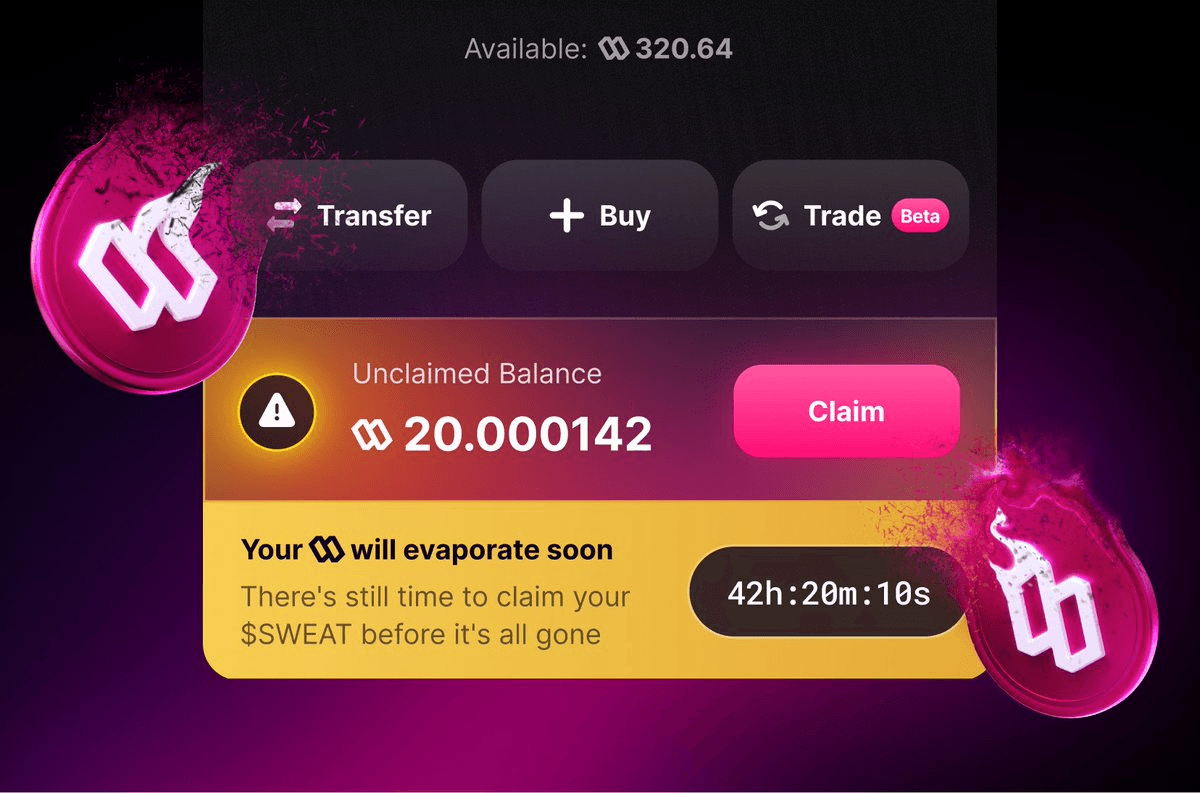 SWEAT Token Evaporation Update: 70M Tokens Burned