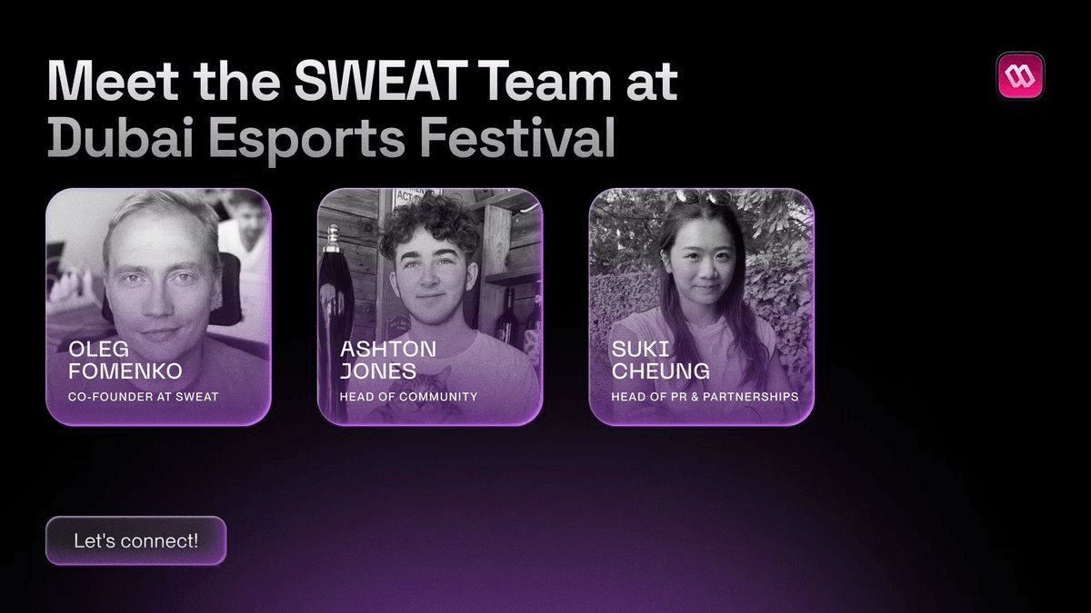 Sweat Economy Showcases Move2Earn at Dubai Esports Festival