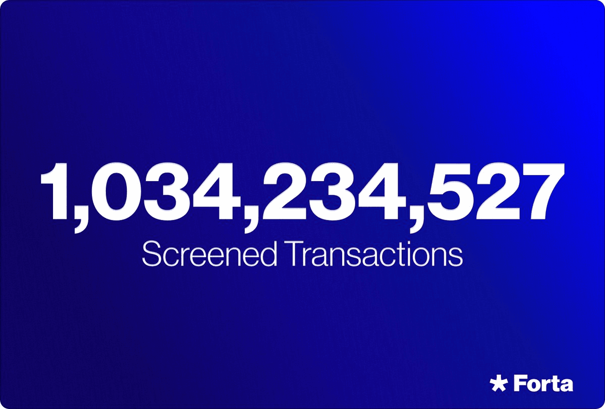 Forta Firewall Screens 1 Billion Transactions in Real-Time Security Milestone