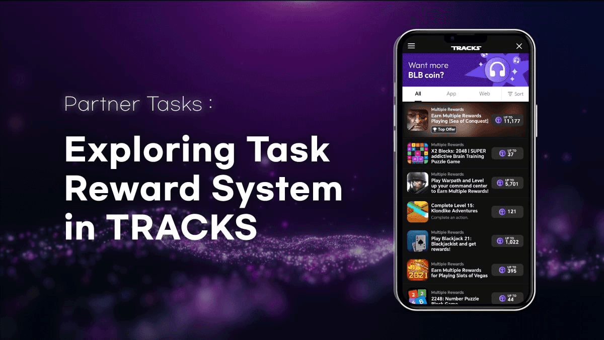 TRACKS Launches Task Reward System for BLB Token Earnings