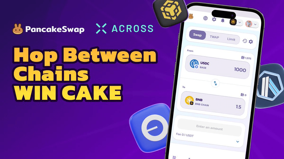 PancakeSwap Offers $50 Rewards for Crosschain Swap Sharing