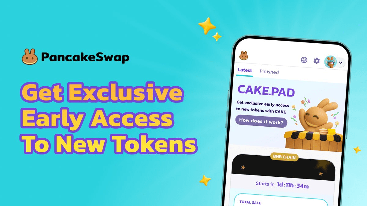 PancakeSwap Launches CAKE.PAD for Early Token Access