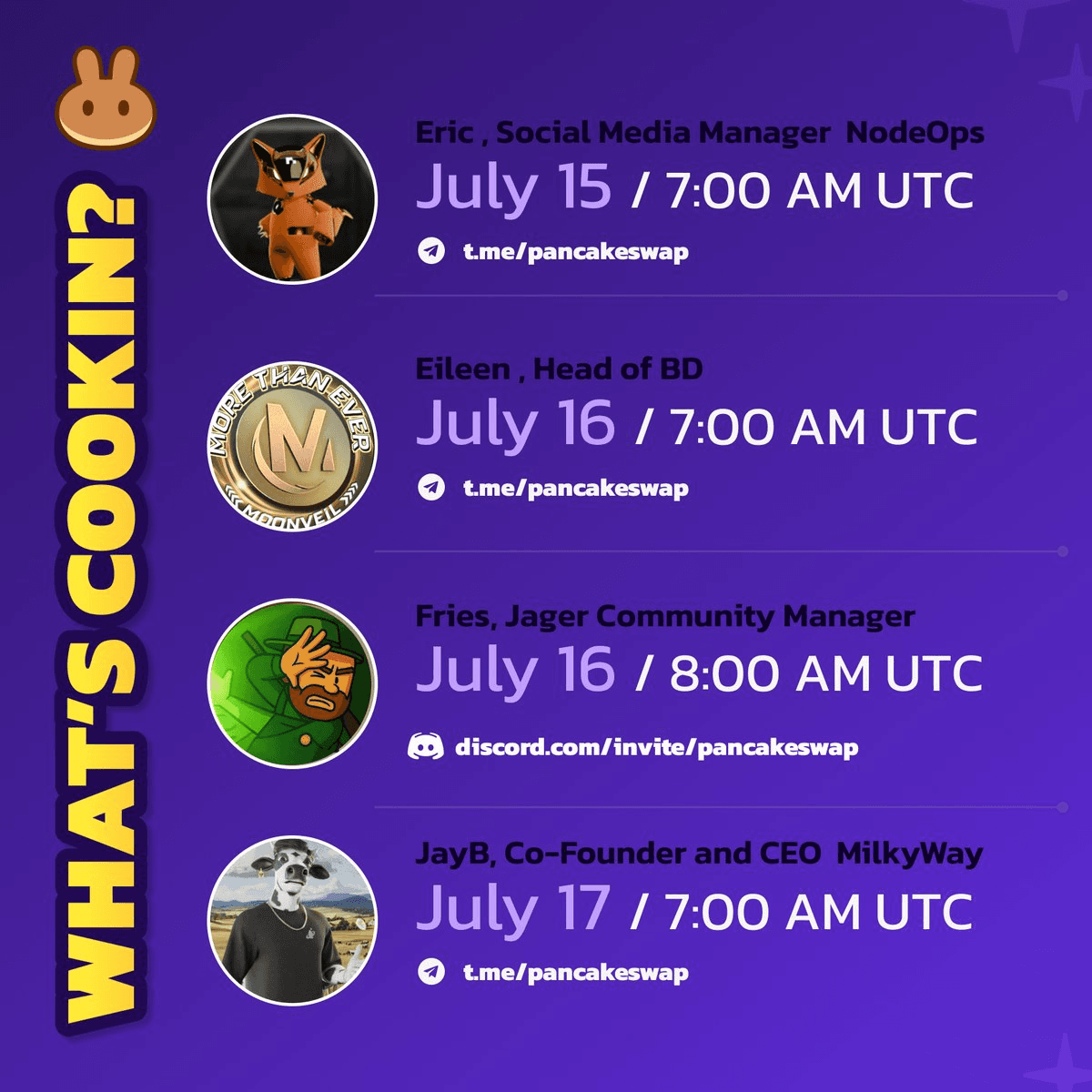 PancakeSwap Announces Week of Web3 Discussions and Community Events