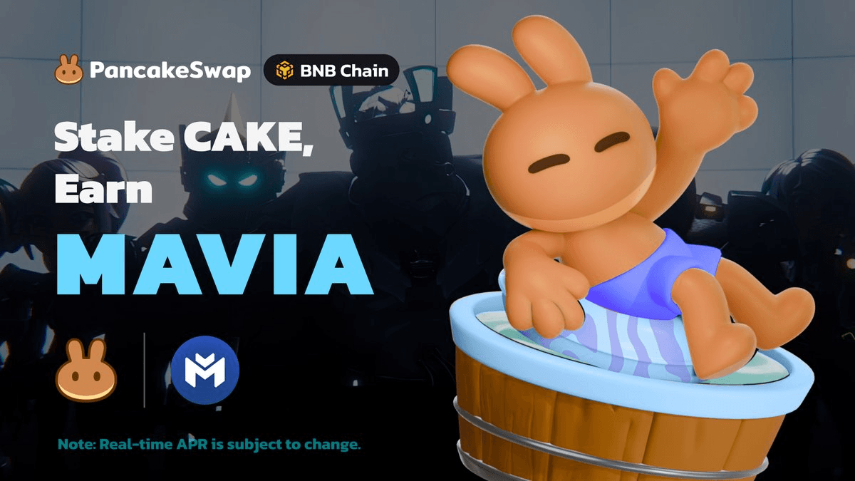 PancakeSwap Launches New MAVIA Staking Pool for Web3 Mobile Gaming